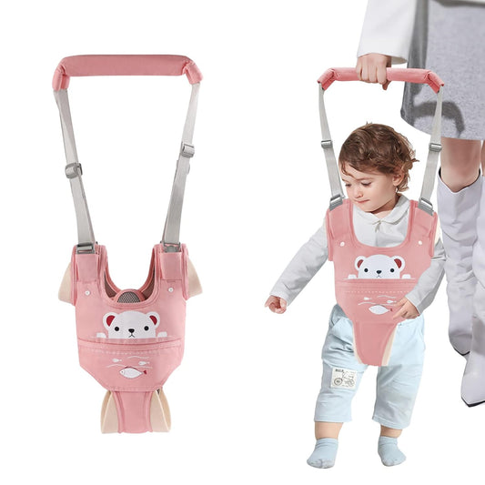 Pink Baby Walker Harness by Huifen - Toddler Learning Aid