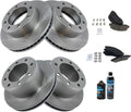 Front and Rear Brake Pad & Rotor Kit Compatible with 2008-2012 Ford OE