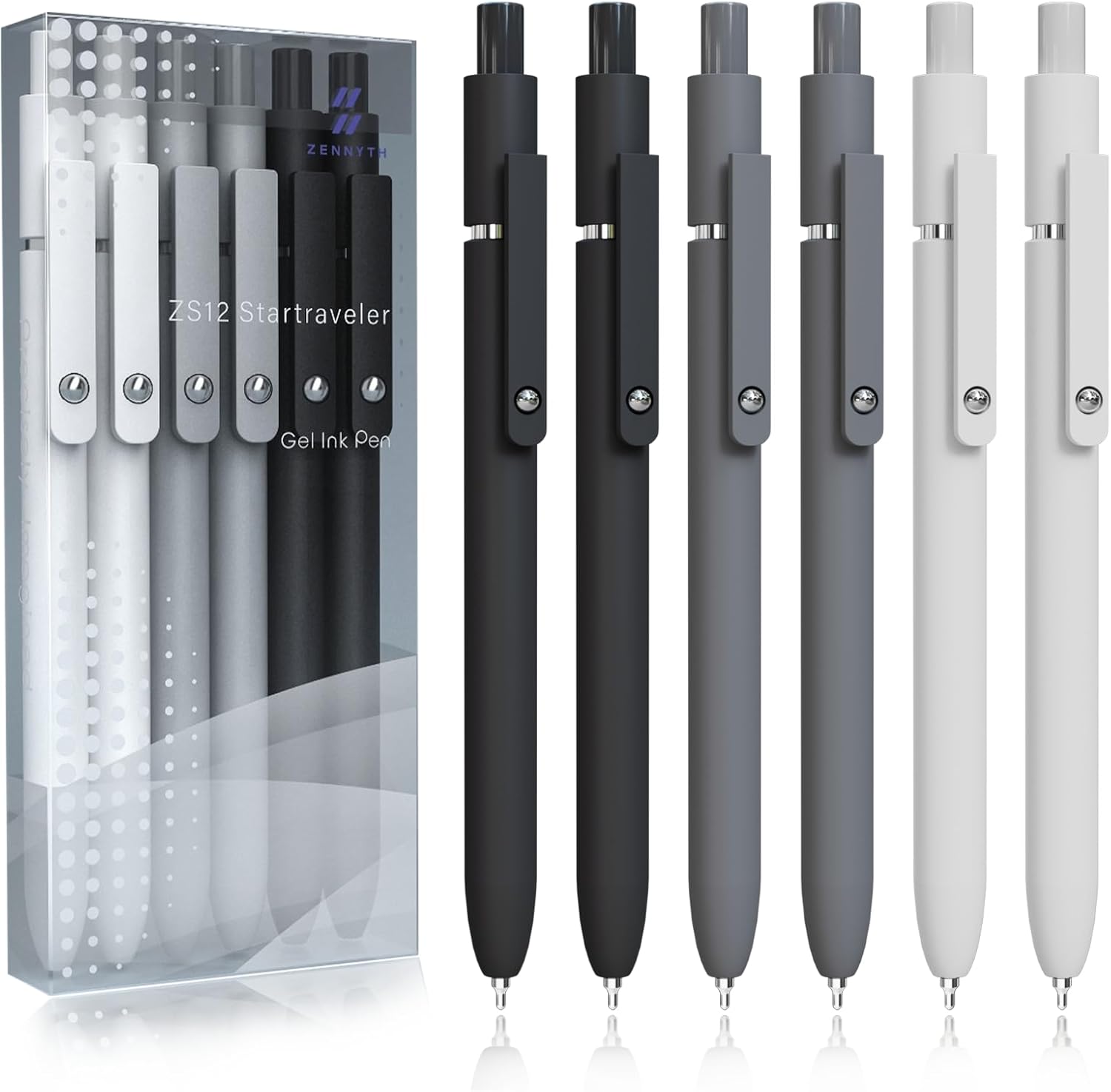 ACEES Gel Pens - Smooth 0.5mm Fine Point, Quick Dry Ink for Journaling & Work