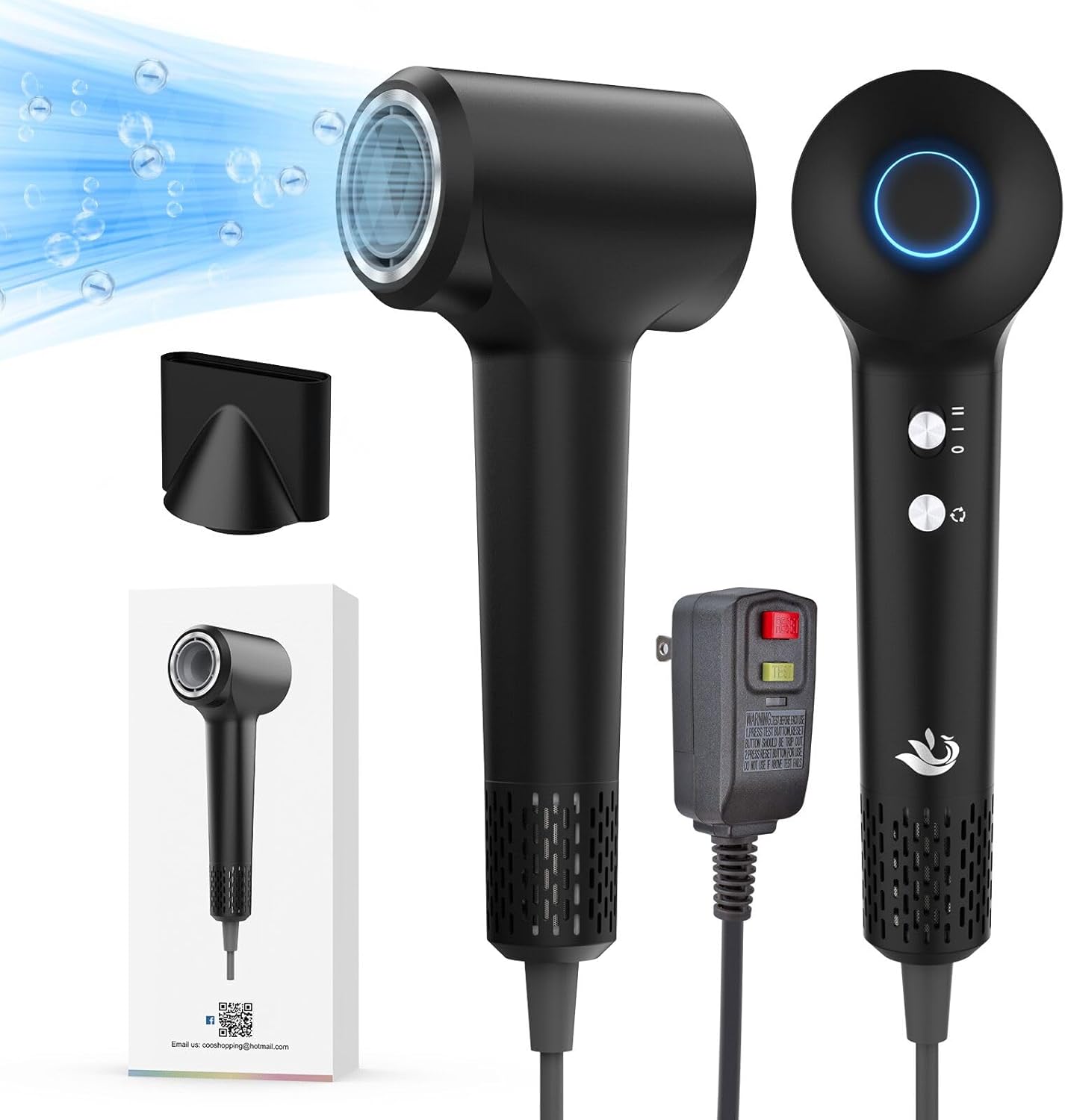 High-Speed Hair Dryer with Ionic Technology for Fast Drying