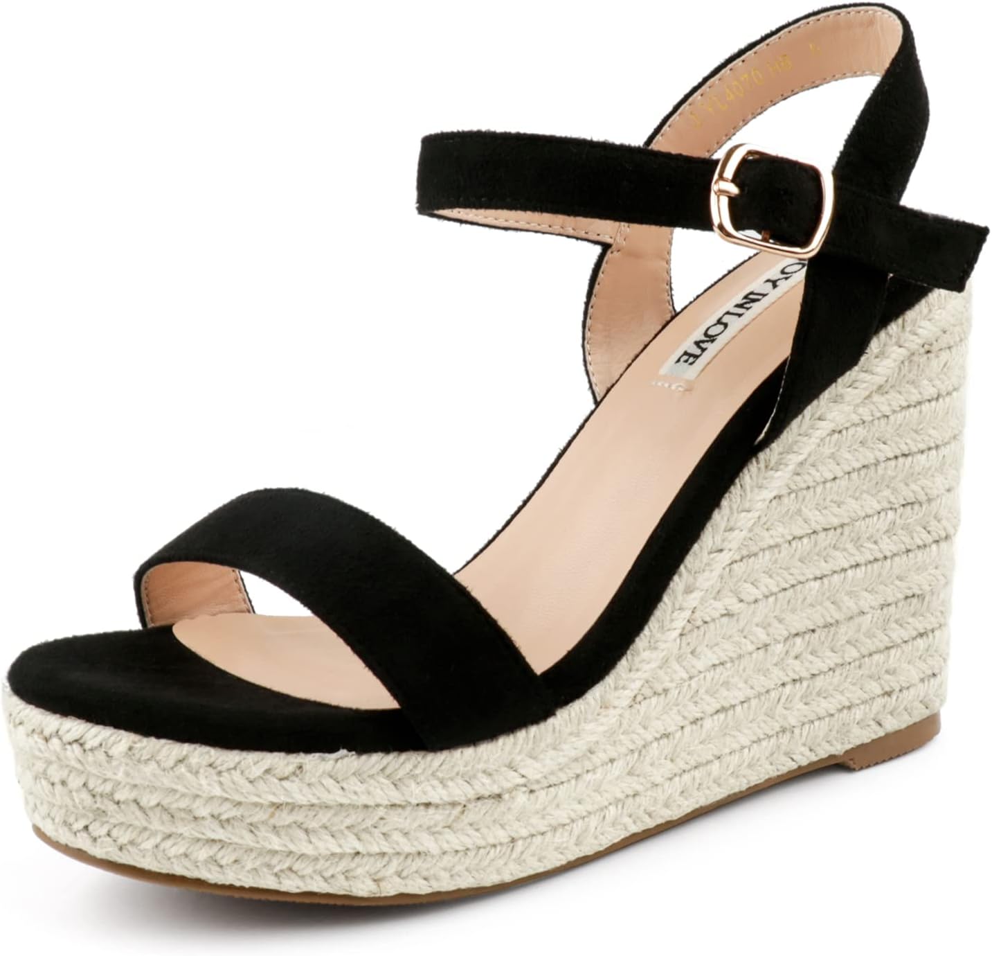 JOY IN LOVE Womens Espadrilles Wedge Sandals for Summer Style