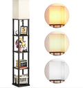 addlon Floor Lamp with Shelves, 5-Tier Modern Shelf Floor Lamp