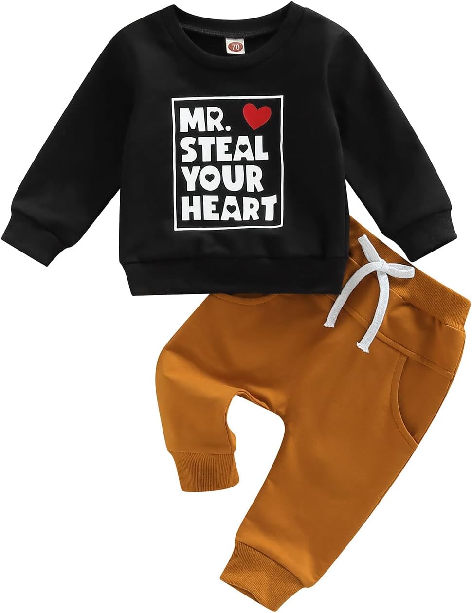 Mr Steal My Heart Toddler Valentine's Day Outfit