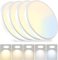 12Inch Dimmable LED Ceiling Lights 4-Pack - Ultra Thin, 5 Color