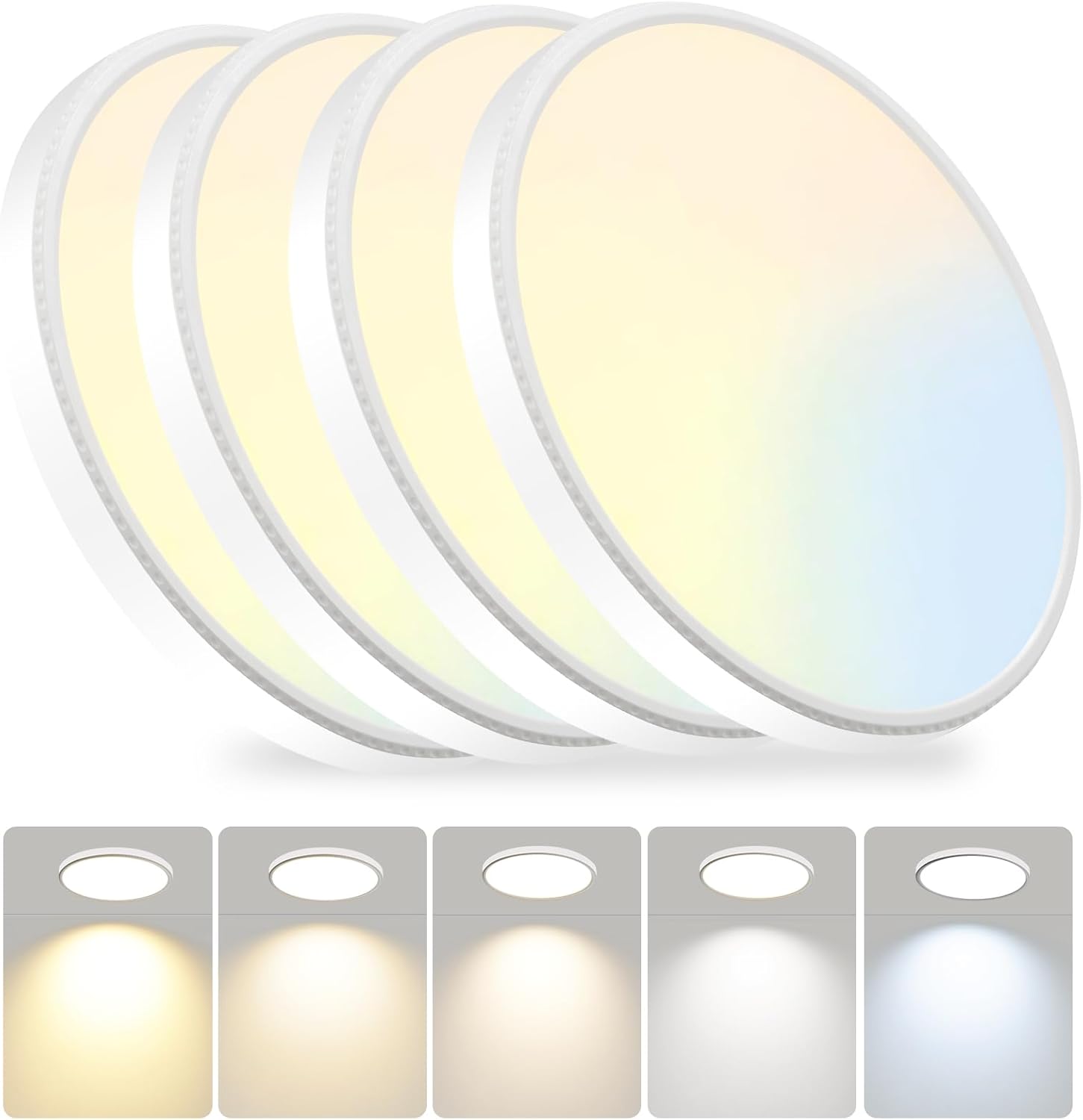 12Inch Dimmable LED Ceiling Lights for Modern Living Spaces