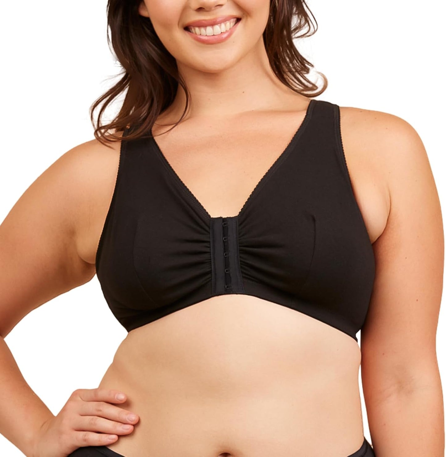 Meryl Cotton Front-Closure Comfort Bra for Women - Leading Lady