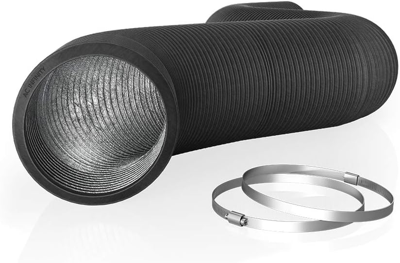 AC Infinity 8-Inch Aluminum Ducting for Heating and Cooling