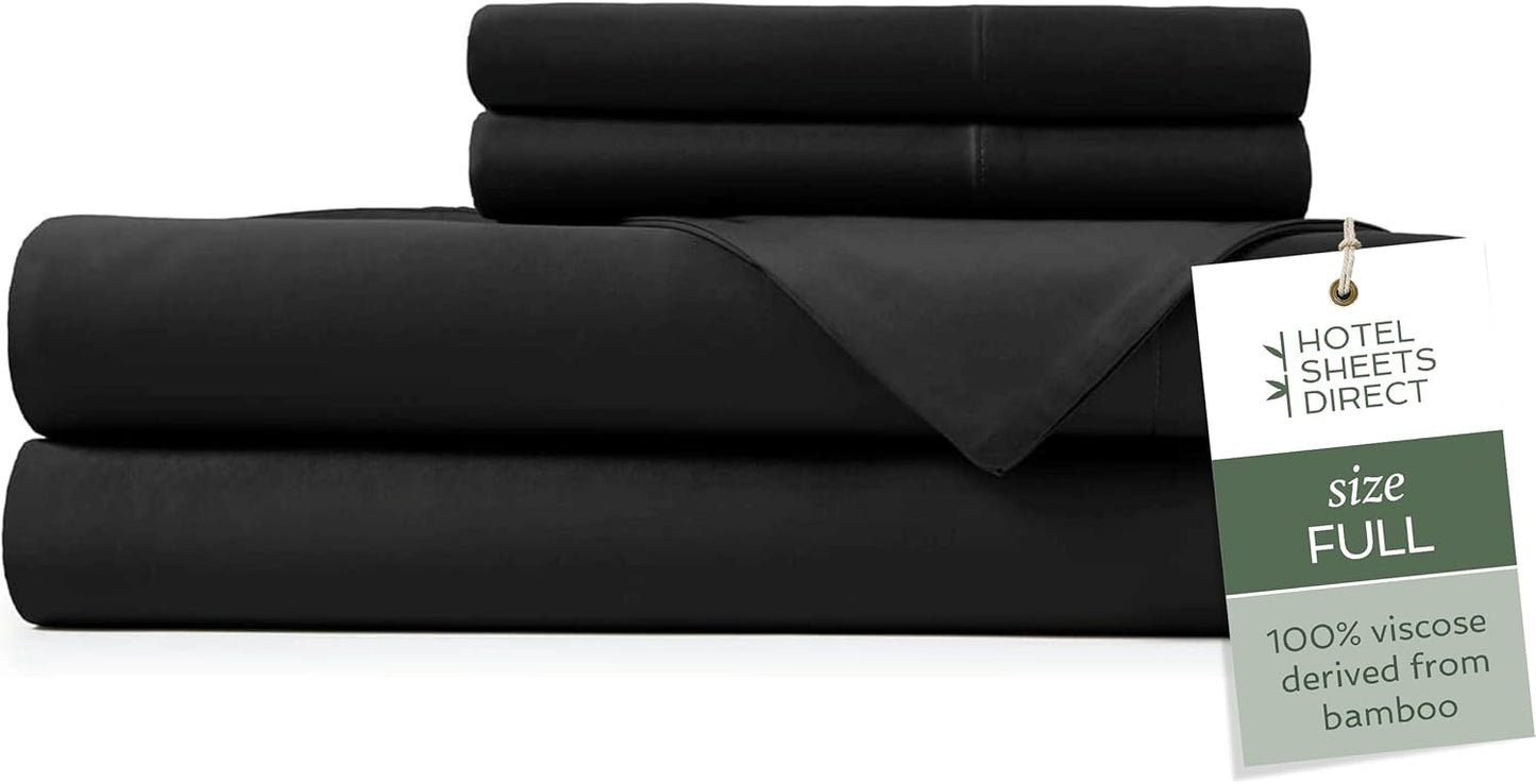 Luxurious 4 Piece Full Size Bamboo Bed Sheet Set for Comfort