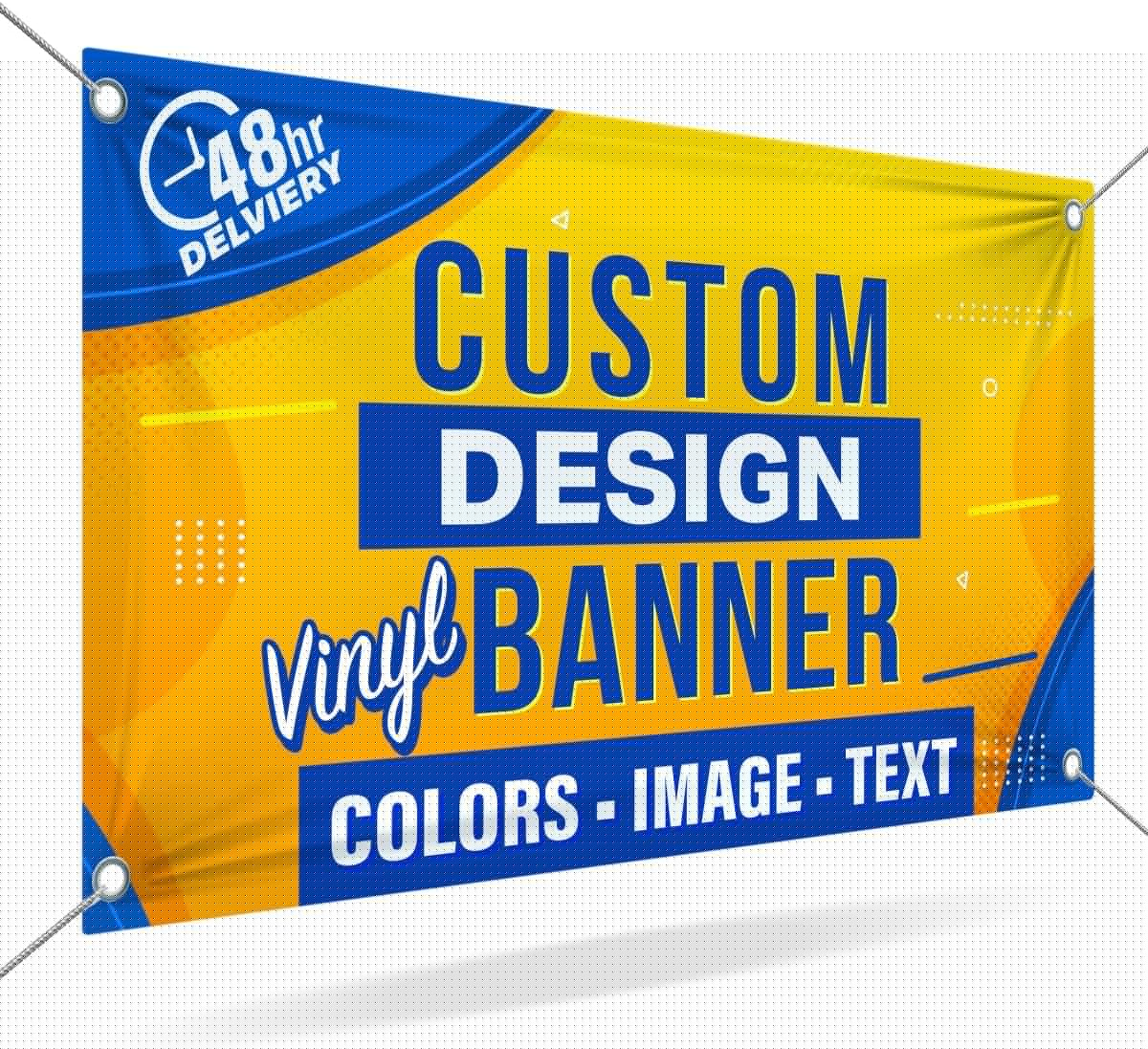 Custom 13oz Vinyl Banner for Events by Dot4Dot - Personalize Now