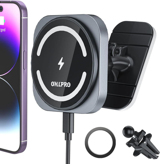 15W Fast Charge Magnetic Car Mount for iPhone