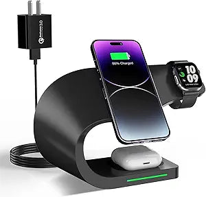 4 in 1 Wireless Charger for iPhone, Apple Watch, and AirPods