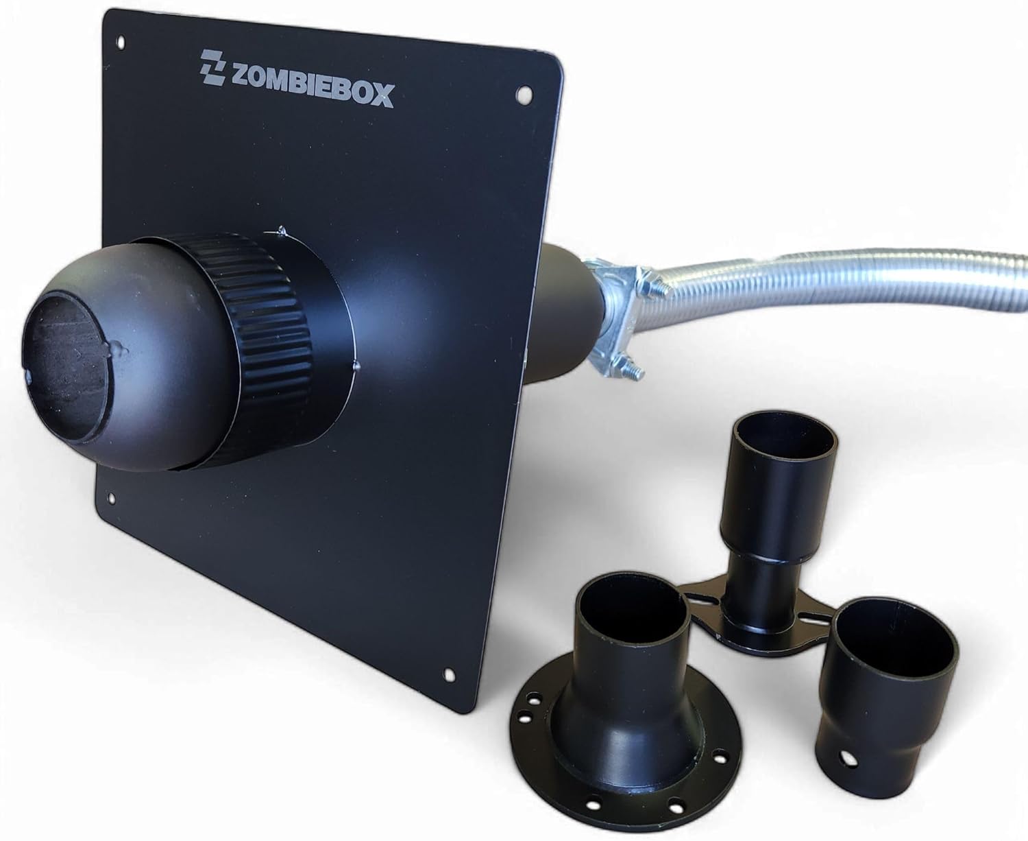 Universal Generator Exhaust Silencer Kit with 3 Adapters for Safe Use