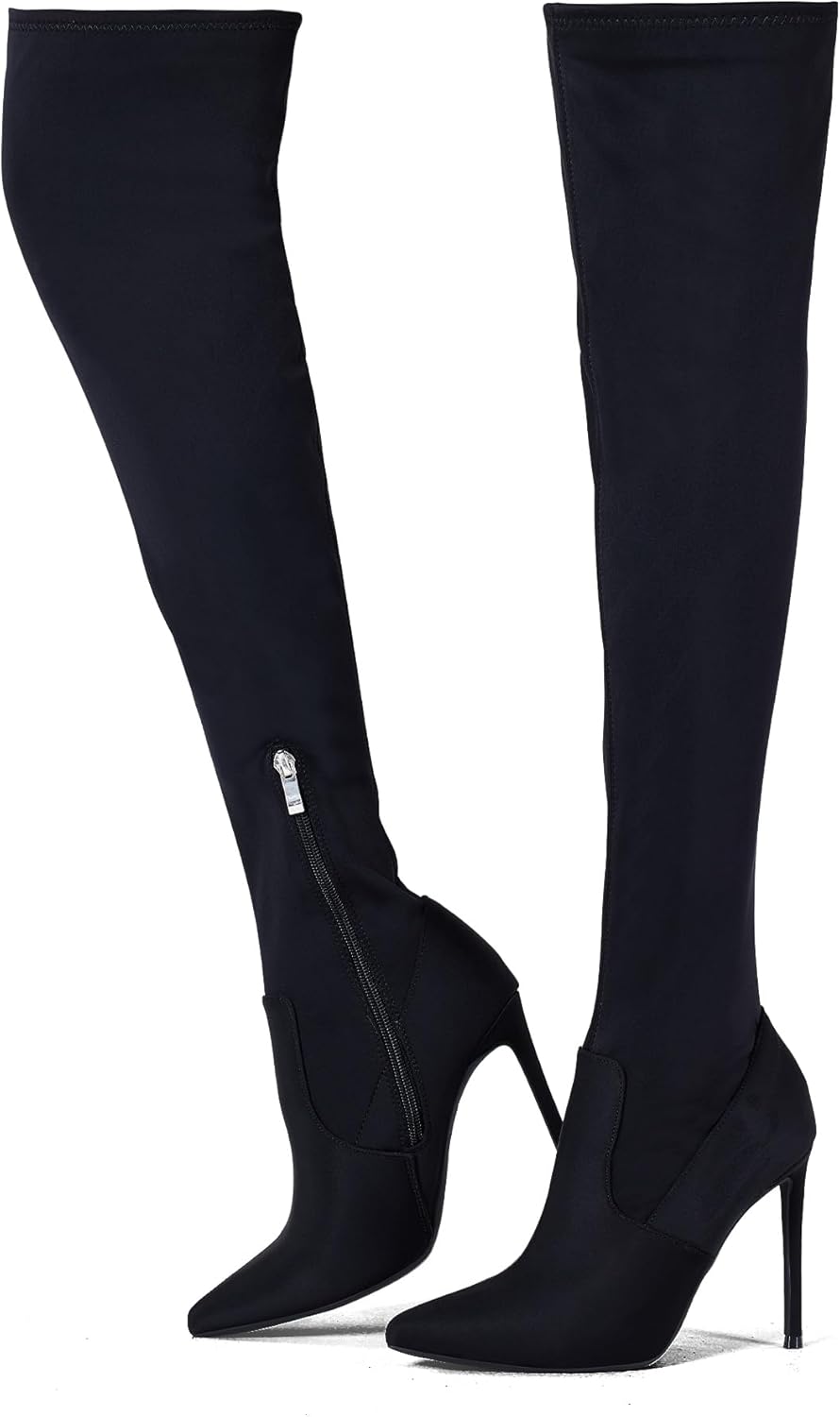 Elisabet Tang Thigh High Boots for Women with Stiletto Heels