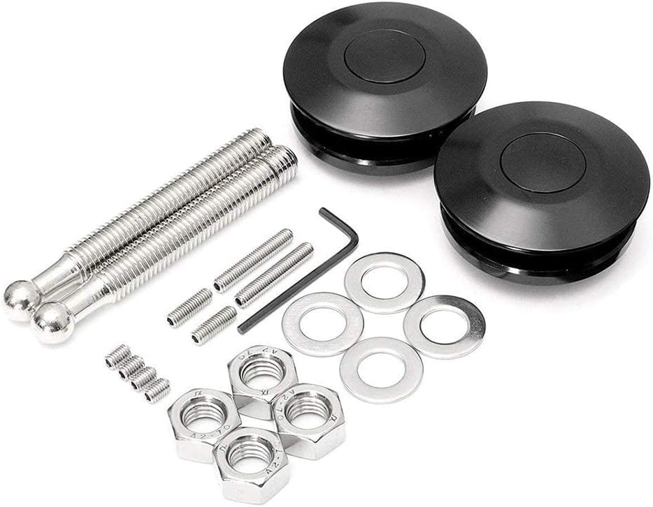 Universal Quick Release Latch Kit for Auto Hood Pins Locking
