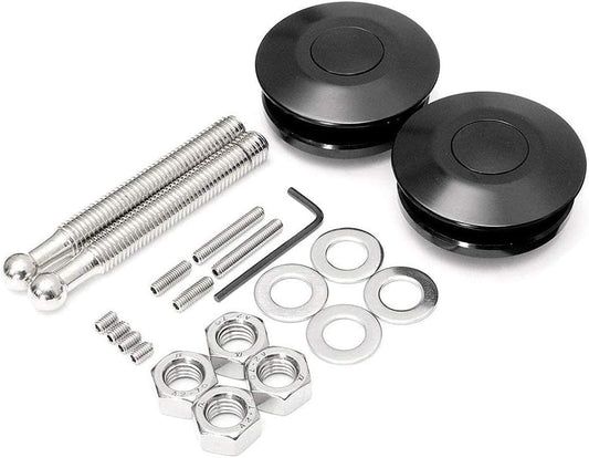 Universal Quick Release Latch Kit for Auto Hood Pins Locking