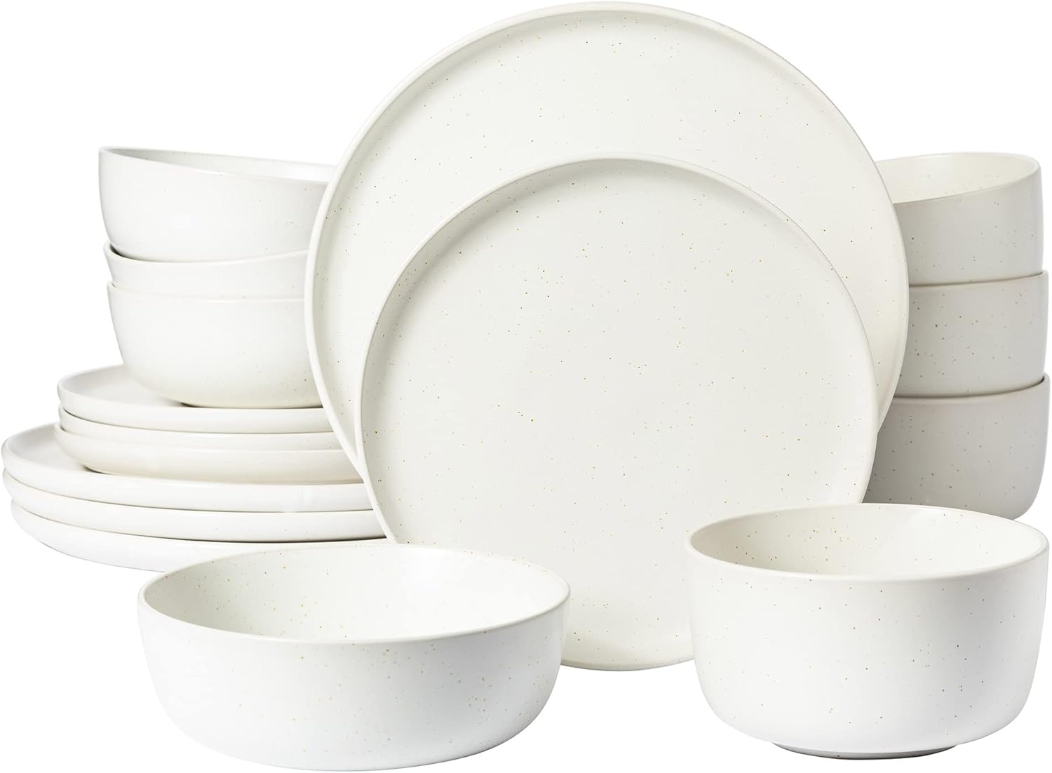 Gibson Elite James Street Stoneware Double Bowl Dinnerware Set