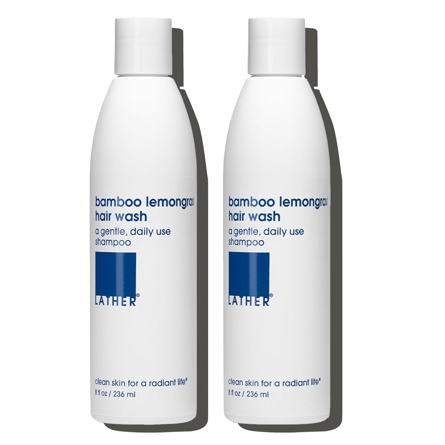 Bamboo Lemongrass Hair Wash 2-Pack for Revitalizing Hair