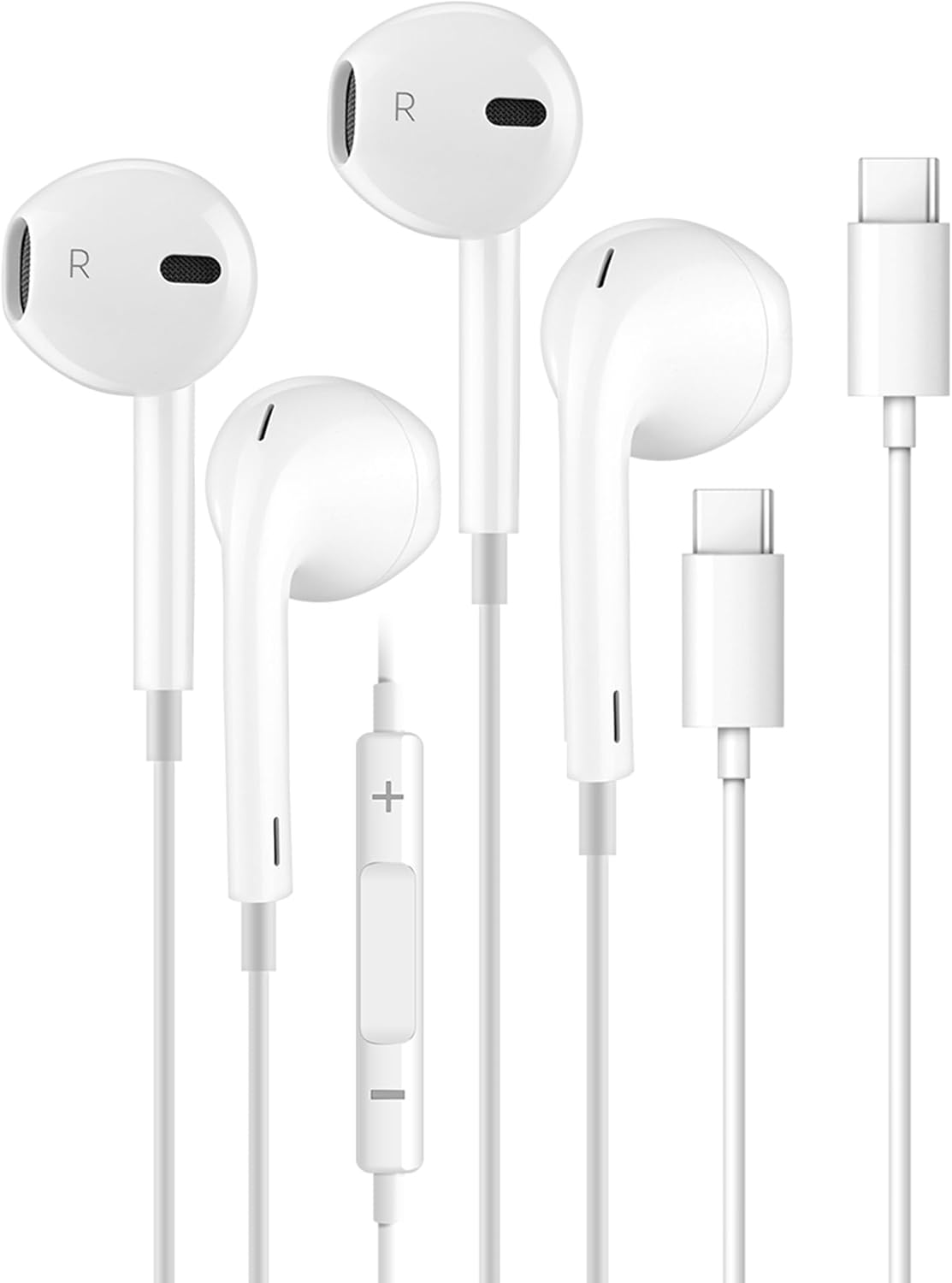 MFI Certified USB C Earbuds: Noise Cancelling