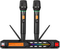 Depusheng R7 Wireless Microphone Set - Dual Handheld UHF System