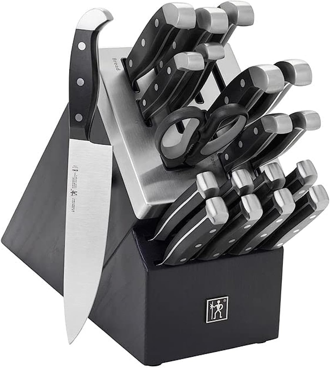 Henckels International Statement 20 Piece Black Knife Block Set