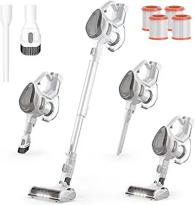 TMA Cordless Vacuum Cleaner: 6 in 1 Stick with 40 Mins Runtime