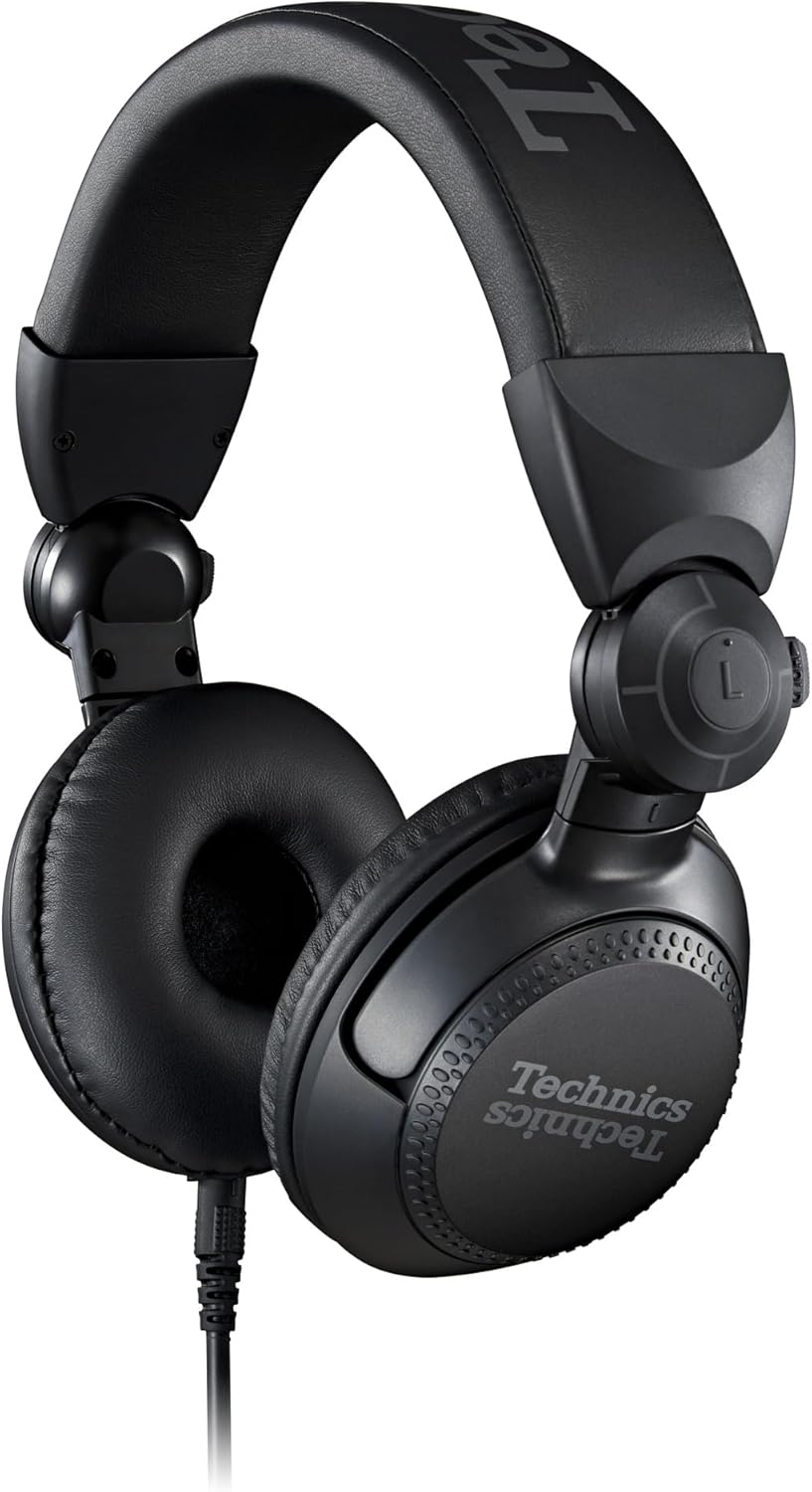 Technics DJ Headphones with 40mm Drivers for Clear Sound