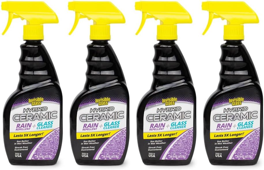 Invisible Glass Hybrid Ceramic Rain Repellent for Clear Vision