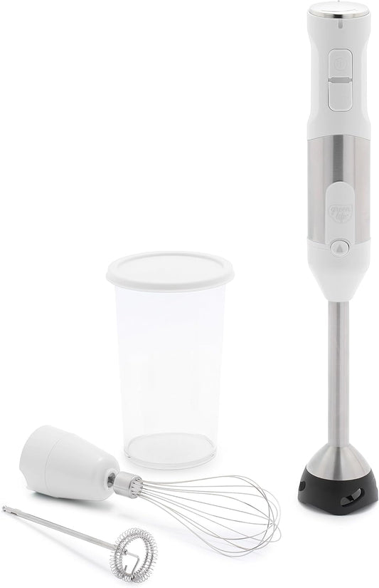GreenLife 500W Handheld Blender: Multi-Speed, Stainless Steel Blades