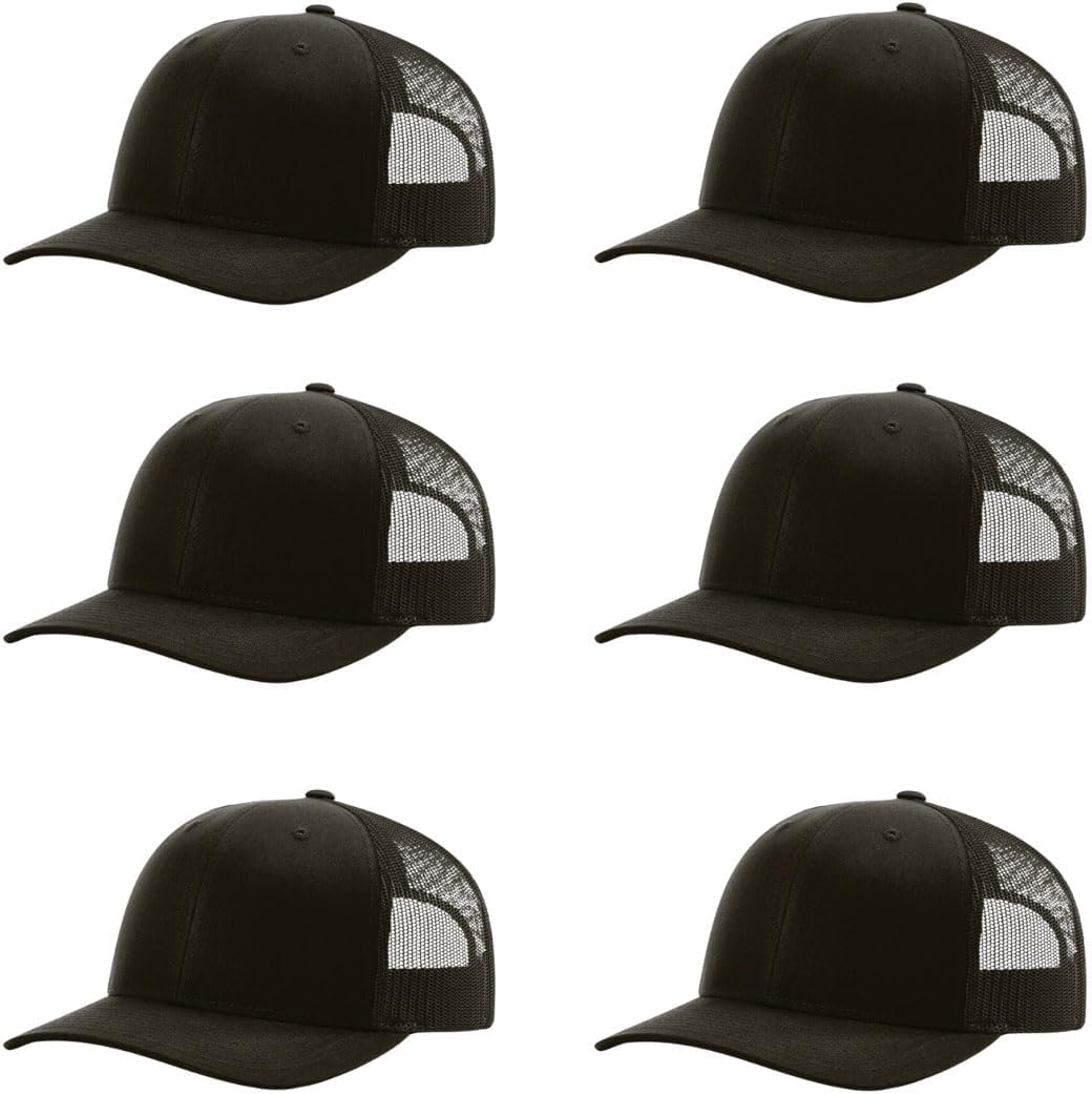 Richardson 112 Classic Six-Panel Adjustable Snapback Trucker Cap