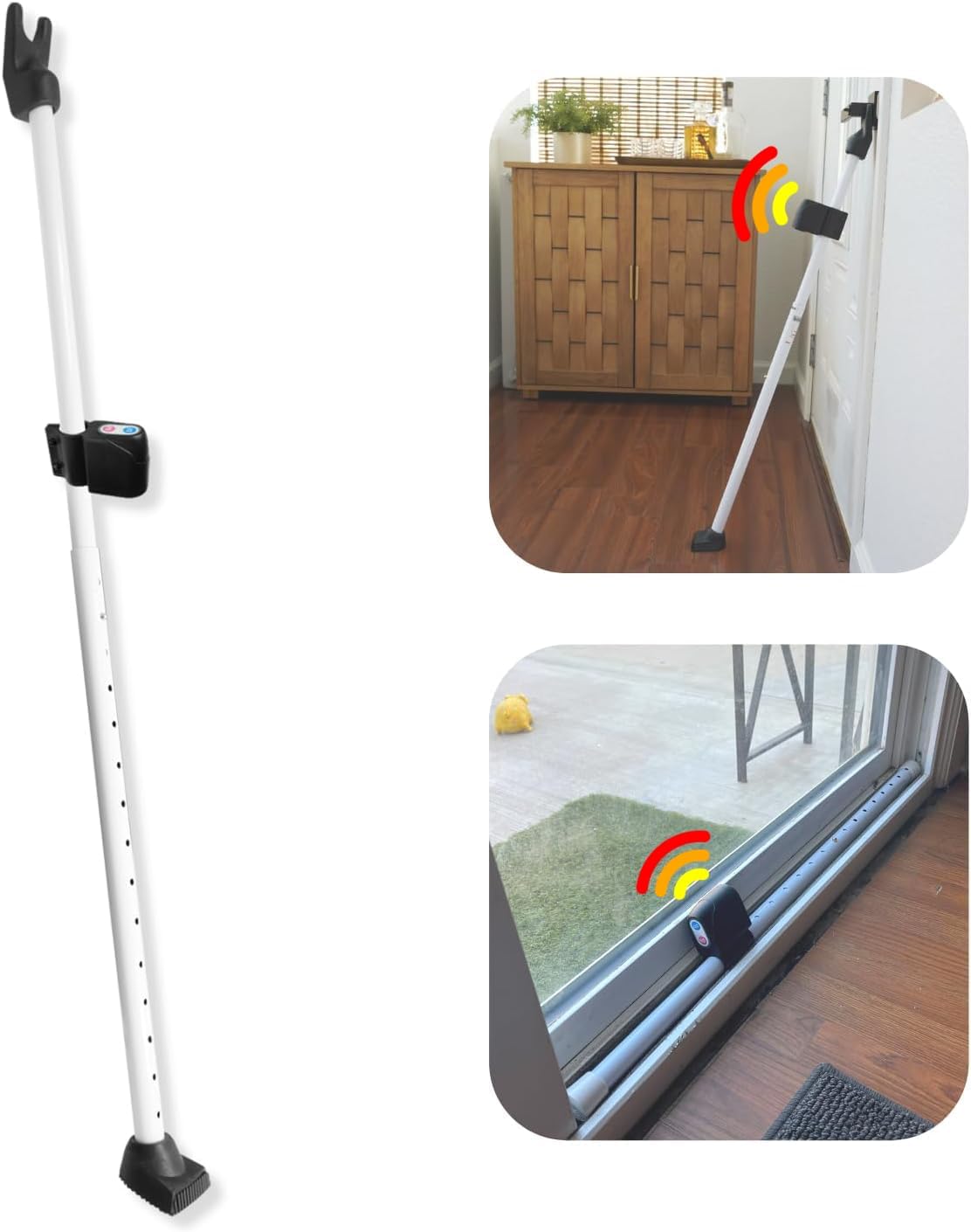 Securityman Door Security Bar with Alarm for Ultimate Protection