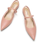 Women's Slingback Flats & Heels - Lambskin Insole Pointed Toe