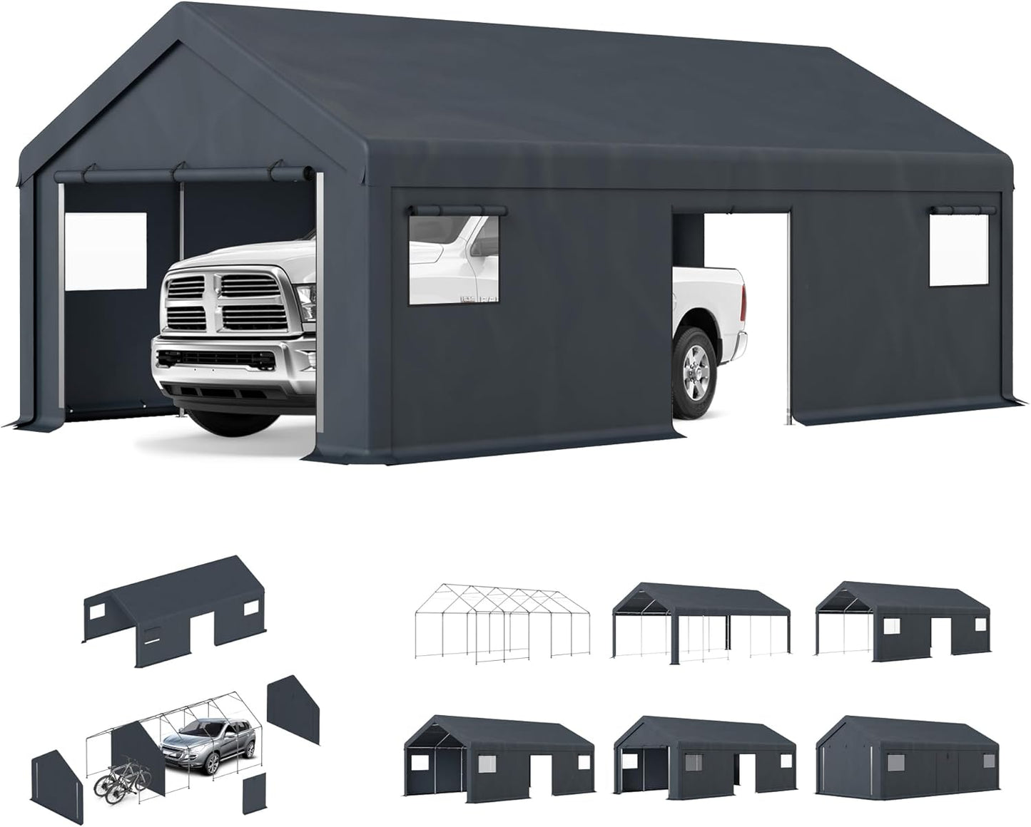 HERA'S PALACE Heavy Duty Storage Shed for Outdoor Use
