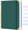 Spiral Notebook College Ruled 8.5in x 11in Hardcover Leather - Durable