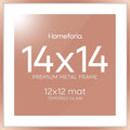 Homeforia 14x14 Picture Frame in Rose Gold for Elegant Decor