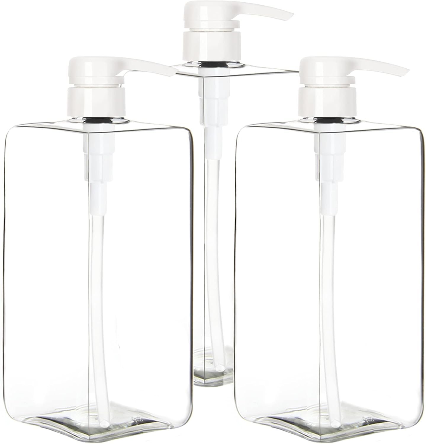 Leak-Proof 32oz Shampoo Pump Trio by Youngever