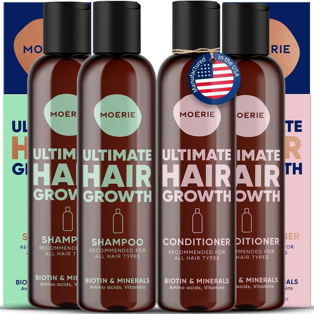 Moerie Volumizing Shampoo and Conditioner Set for Hair Loss