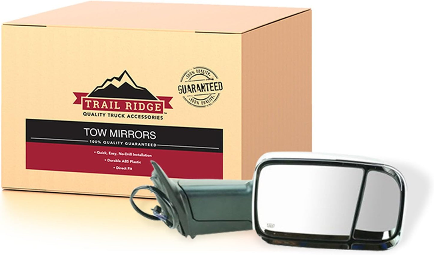 Trail Ridge Tow Mirror Power Heated Signal Memory Puddle Chrome RH