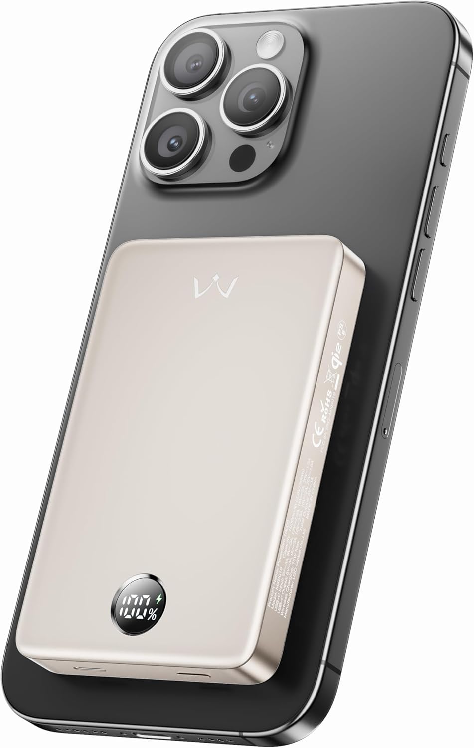 iWALK Magnetic Portable Charger: 10,000mAh Power Bank for iPhone