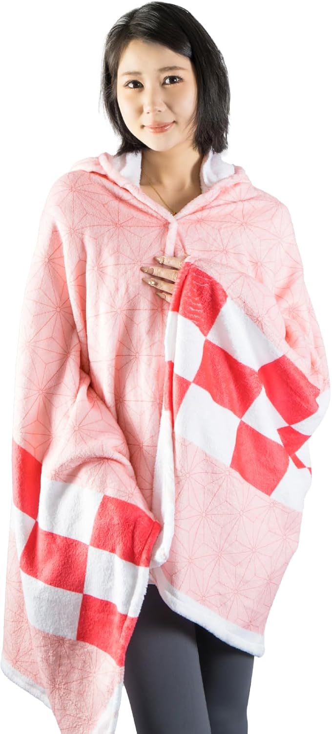 Demon Slayer Hooded Blanket: Cozy Tanjiro Cloak