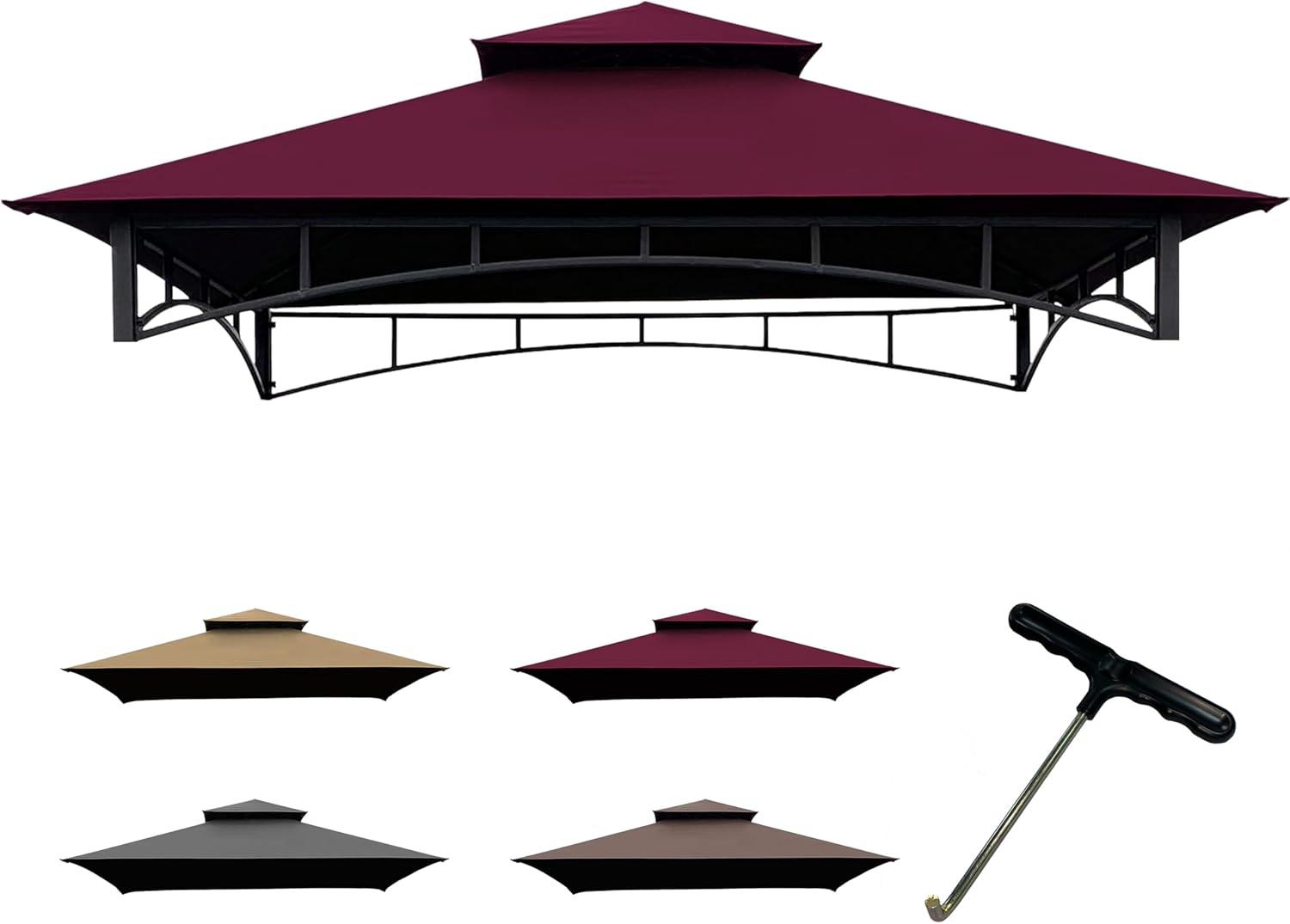 Coastshade Replacement Gill Gazebo BBQ Canopy Top for Outdoor Use