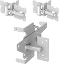 ZEKOO Stainless Steel Vinyl Fence Gate Kit - Self-Closing Hinges