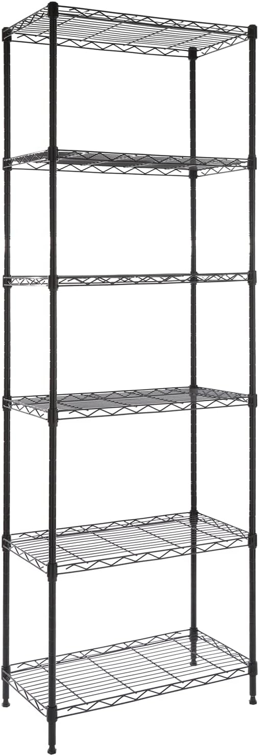 REGILLER 6 Wire Shelving Steel Storage Rack for Home Organization