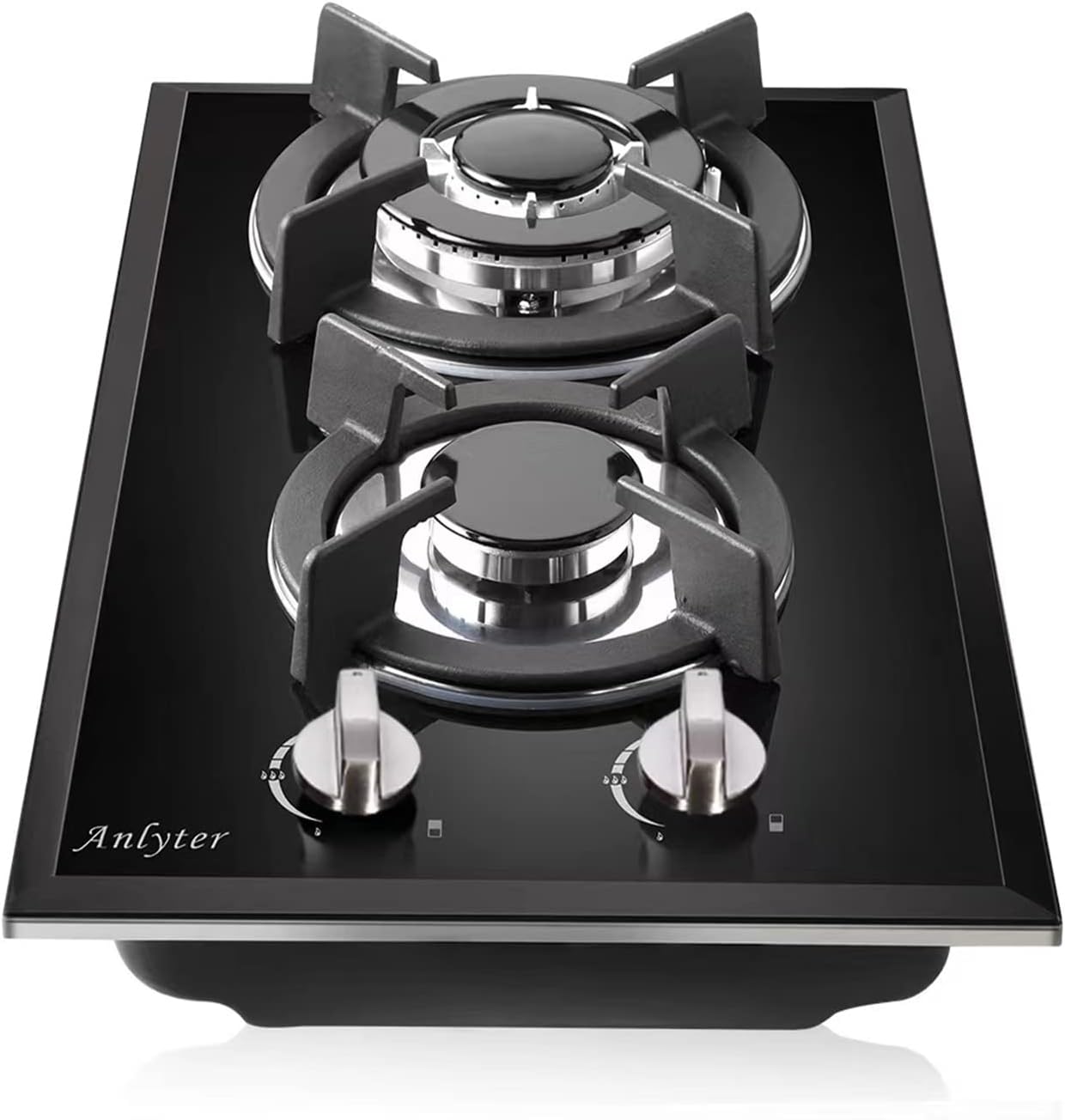 12 Inch Gas Cooktop with 2 Burners for Versatile Cooking Needs