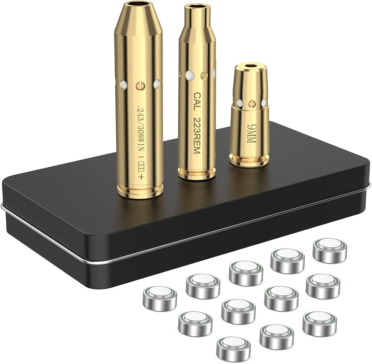 MidTen Laser Bore Sight Kit for .223REM, 9MM, .40 S&W, 45ACP