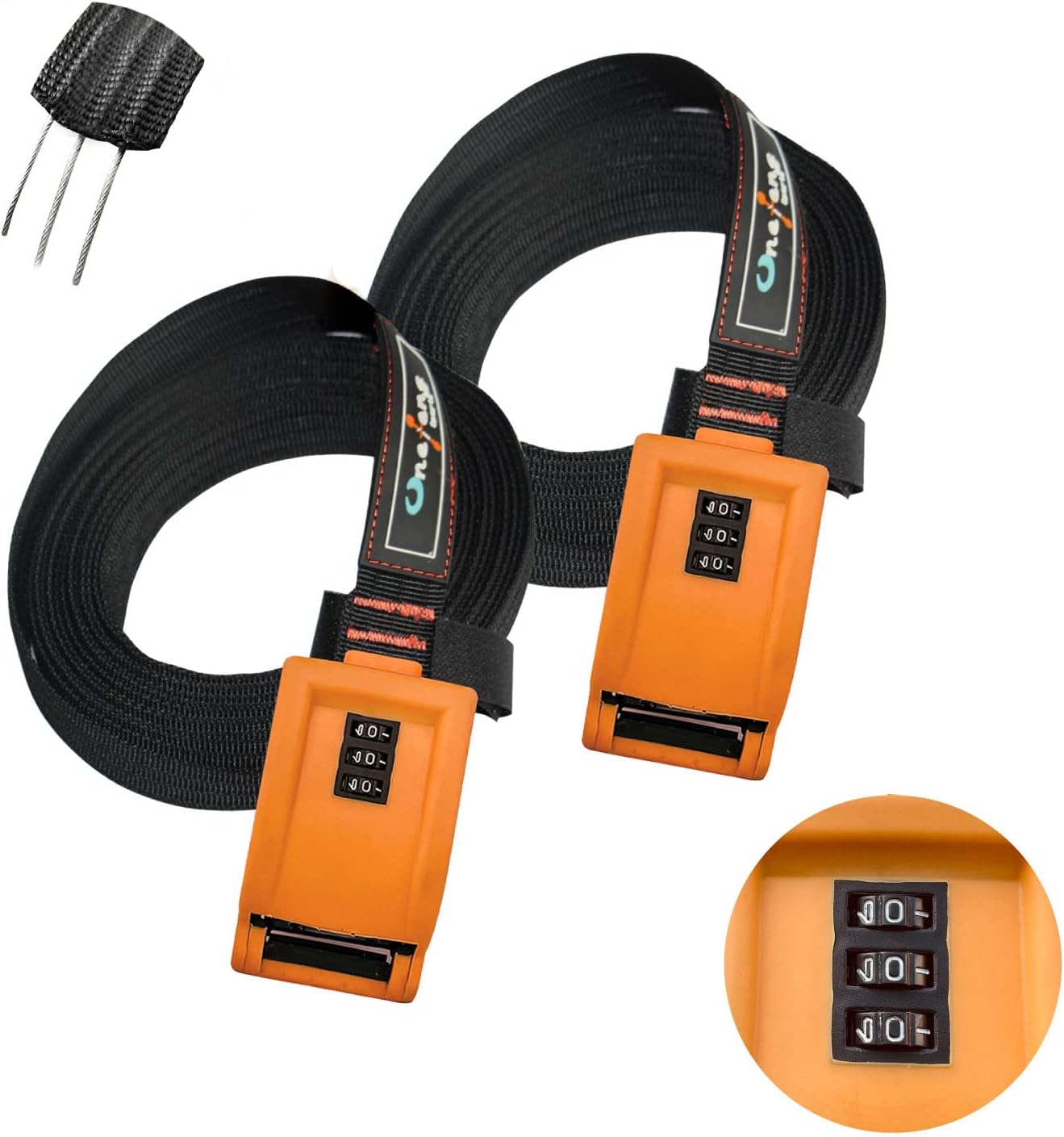 800lbs Lockable Tie Down Straps for Kayaks and Surfboards