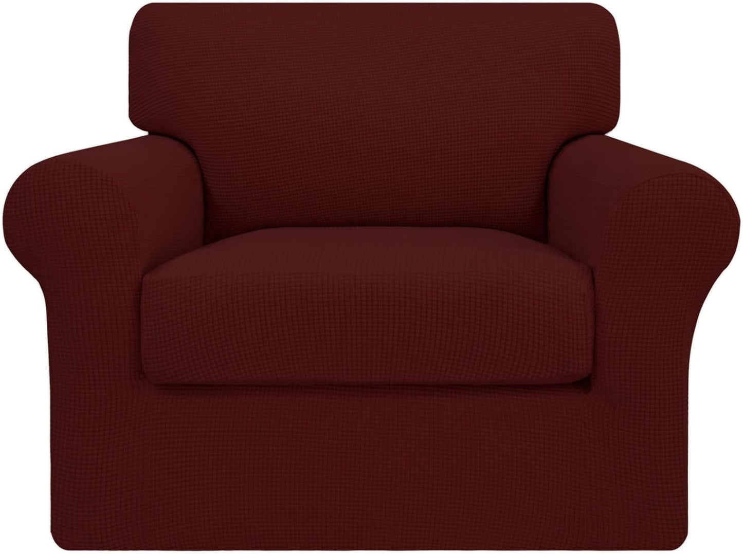 Easy-Going 2 Pieces Stretch Couch Cover for Dogs and Pets