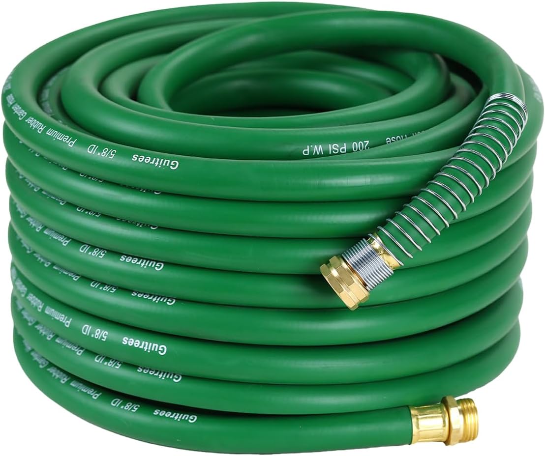 75FT Heavy Duty Rubber Garden Hose for All Your Needs