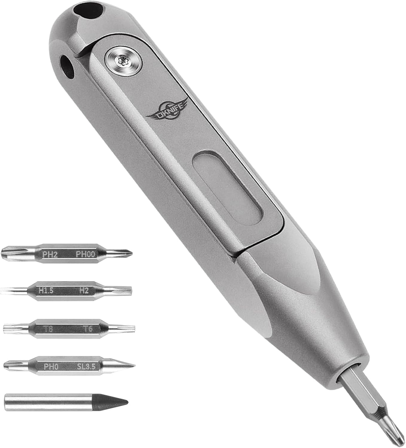 OKNIFE Otacle D1 Titanium Small EDC Multi Bit Pocket Screwdriver
