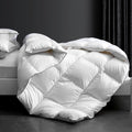 Luxury Down Feather Comforter Ultra Queen Size - Cloud-Like Comfort