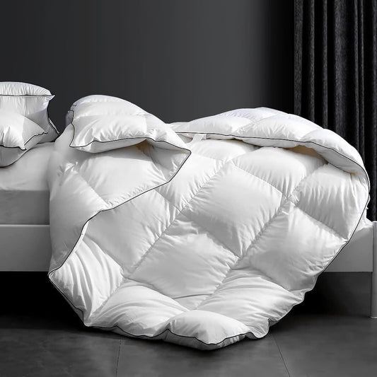 Luxury Down Feather Comforter King Size for Cozy Sleep Experience